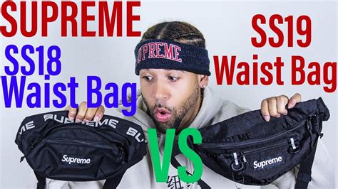 supreme waist bag fw18 fake vs real